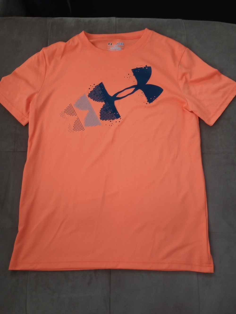 Kids - Neon Orange Under Armour Shirt